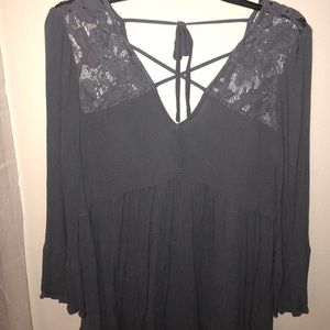 American Eagle EUC Lace Tunic